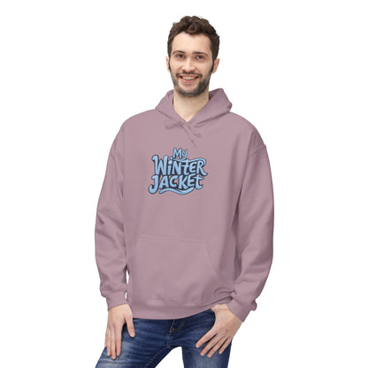My Winter Jacket, Unisex Midweight Softstyle Fleece Hoodie - Psychonaut Swag