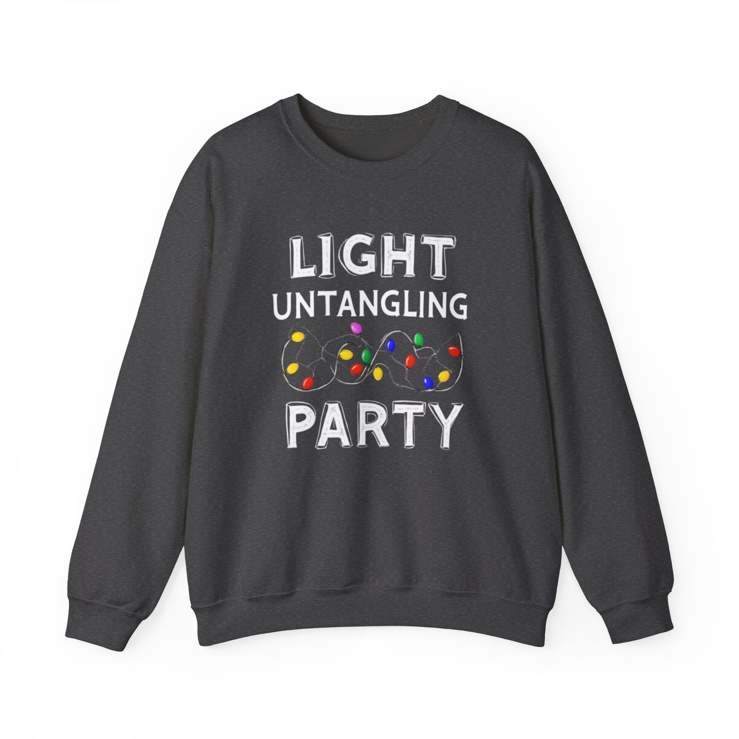 Light Untangling Party, Unisex Heavy Blend™ Crewneck Sweatshirt