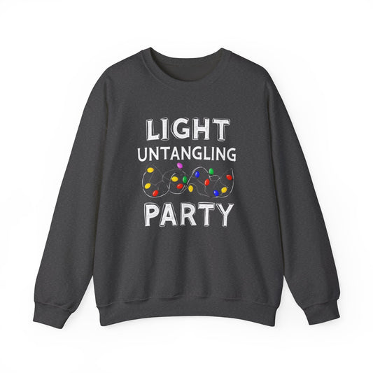 Light Untangling Party, Unisex Heavy Blend™ Crewneck Sweatshirt