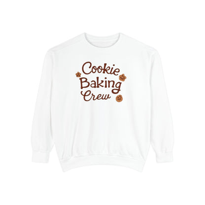 Cookie baking crew, Christmas sweater Unisex Garment-Dyed Sweatshirt