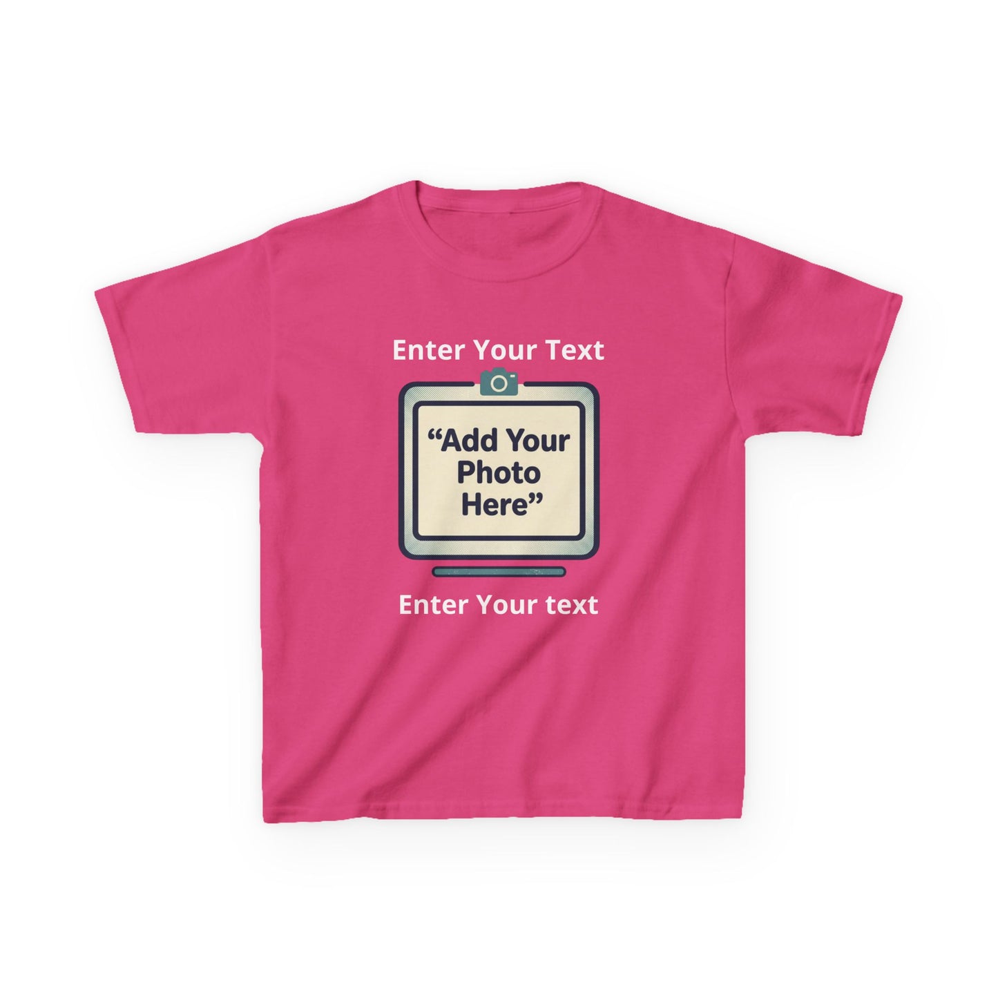 Custom Kids Tee — Personalized Image & Text for Birthdays, Trips, Events