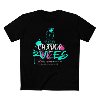 Change the Rules, Bear Adult Staple Tee