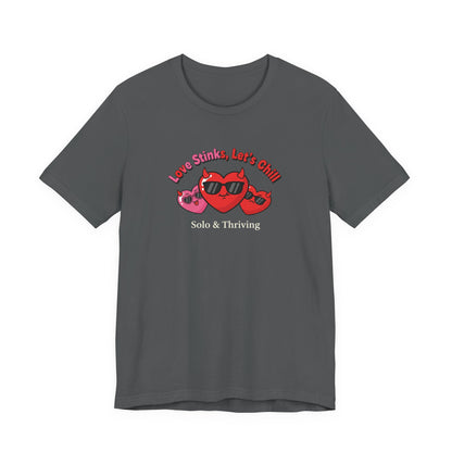 Love Smiles Tee — Retro Heart Sunglasses Graphic T-Shirt