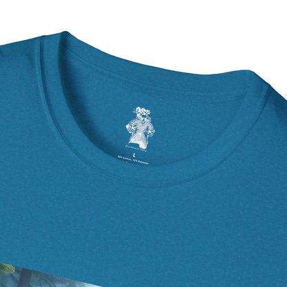 Unisex Tee - Mystical Bigfoot and Alien Encounter in the Woods - Psychonaut Swag
