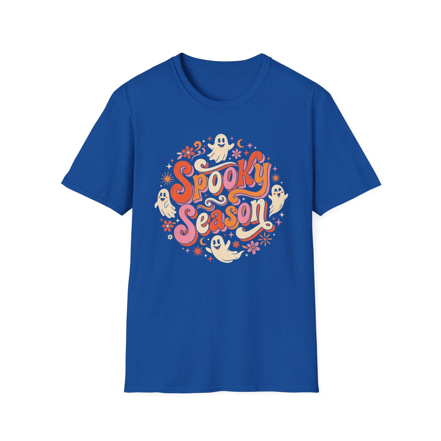Spooky Season T-Shirt — Retro Ghost Halloween Tee