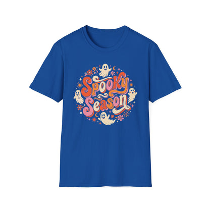 Spooky Season T-Shirt — Retro Ghost Halloween Tee