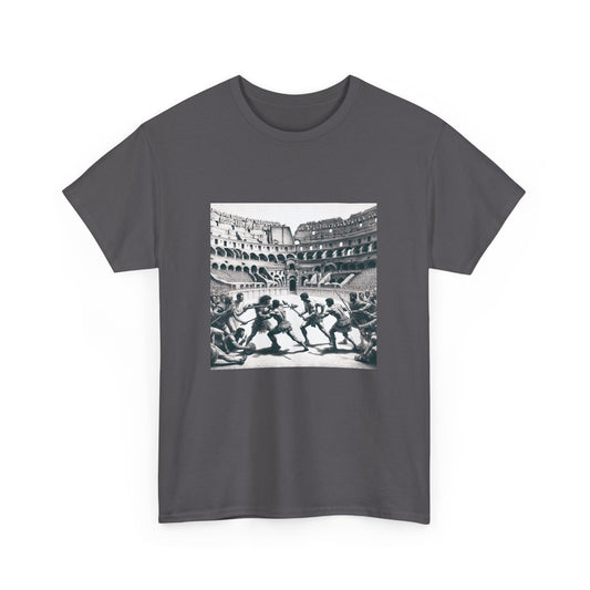 Gladiator, fight Unisex Heavy Cotton Tee - Psychonaut Swag