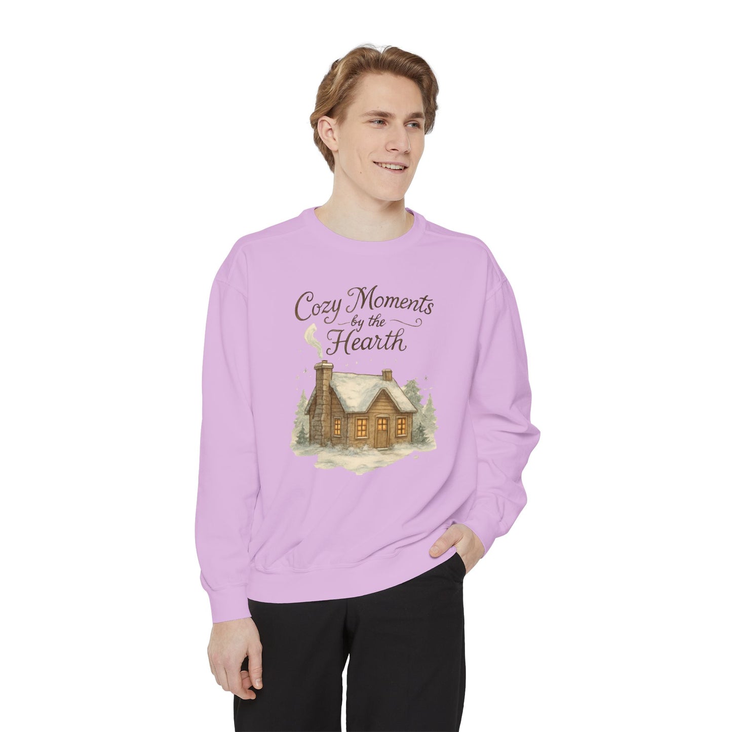 Cozy cabin Unisex Garment-Dyed Sweatshirt