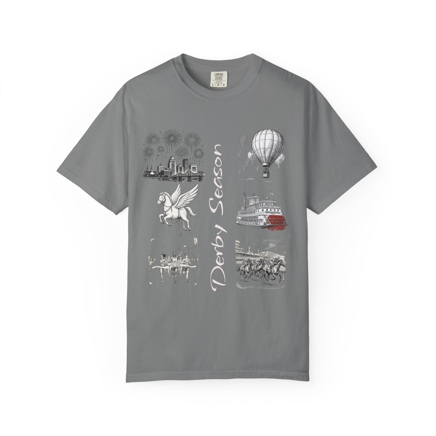 Derby Season T-Shirt — Horse Racing & Balloon Glow Festival Tee