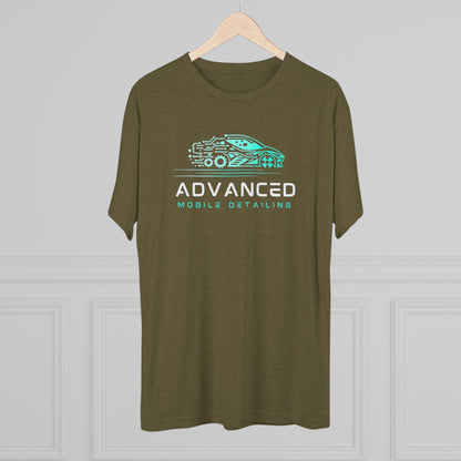 Advanced Mobile Detailing, Tri-blend, Tee | Car Enthusiast T-Shirt, Custom Auto Care Shirt, Gift for Car Lovers, Unique Vehicle Detailing Apparel