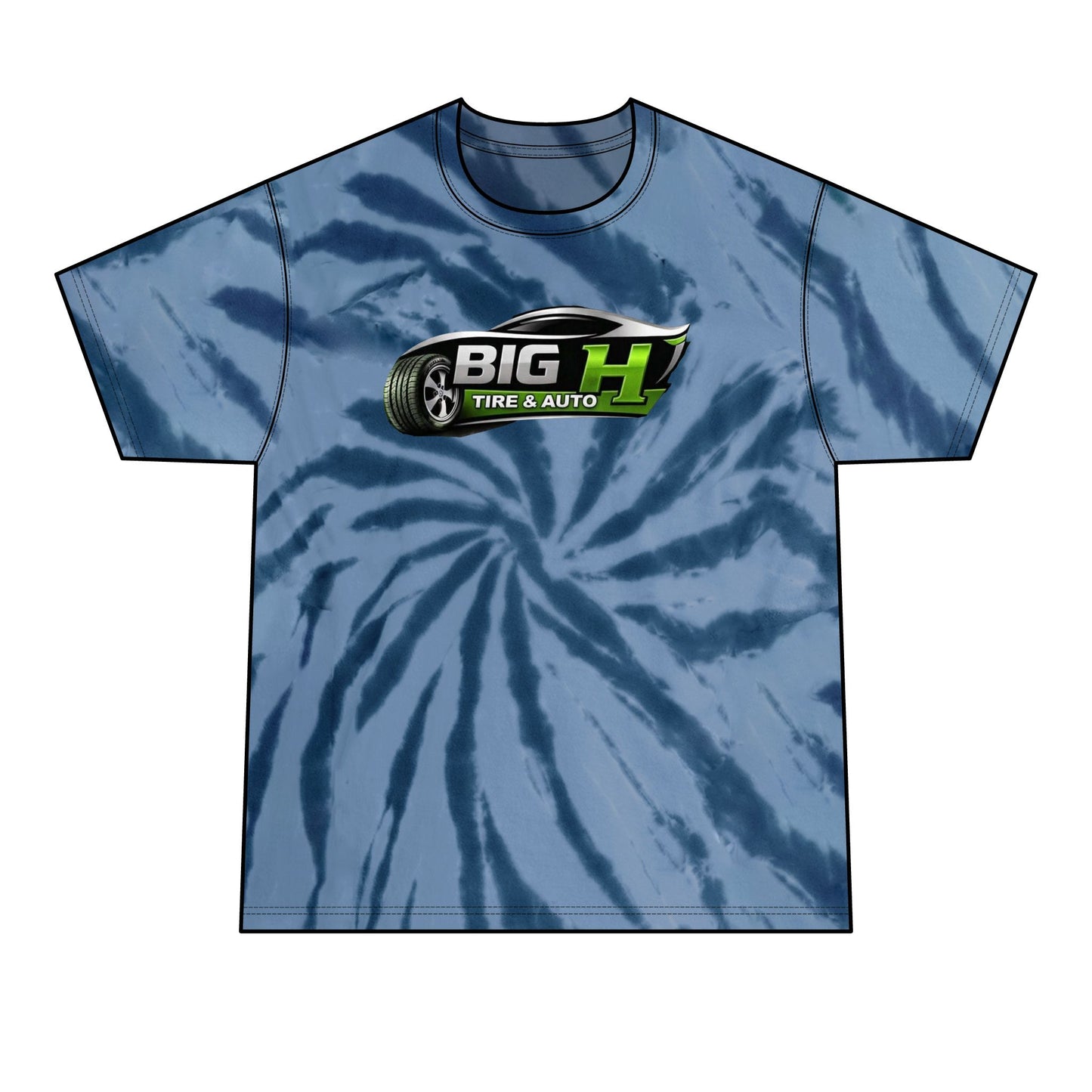Mechanic Big H, Men's Tie-Dye Tee