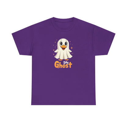 Silly Ghost T‑Shirt — Cute Halloween Ghost Tee for Kids & Adults