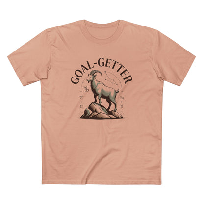 Goal-Getter Goat, Capricorn T-Shirt – Motivational Mountain Climber Tee