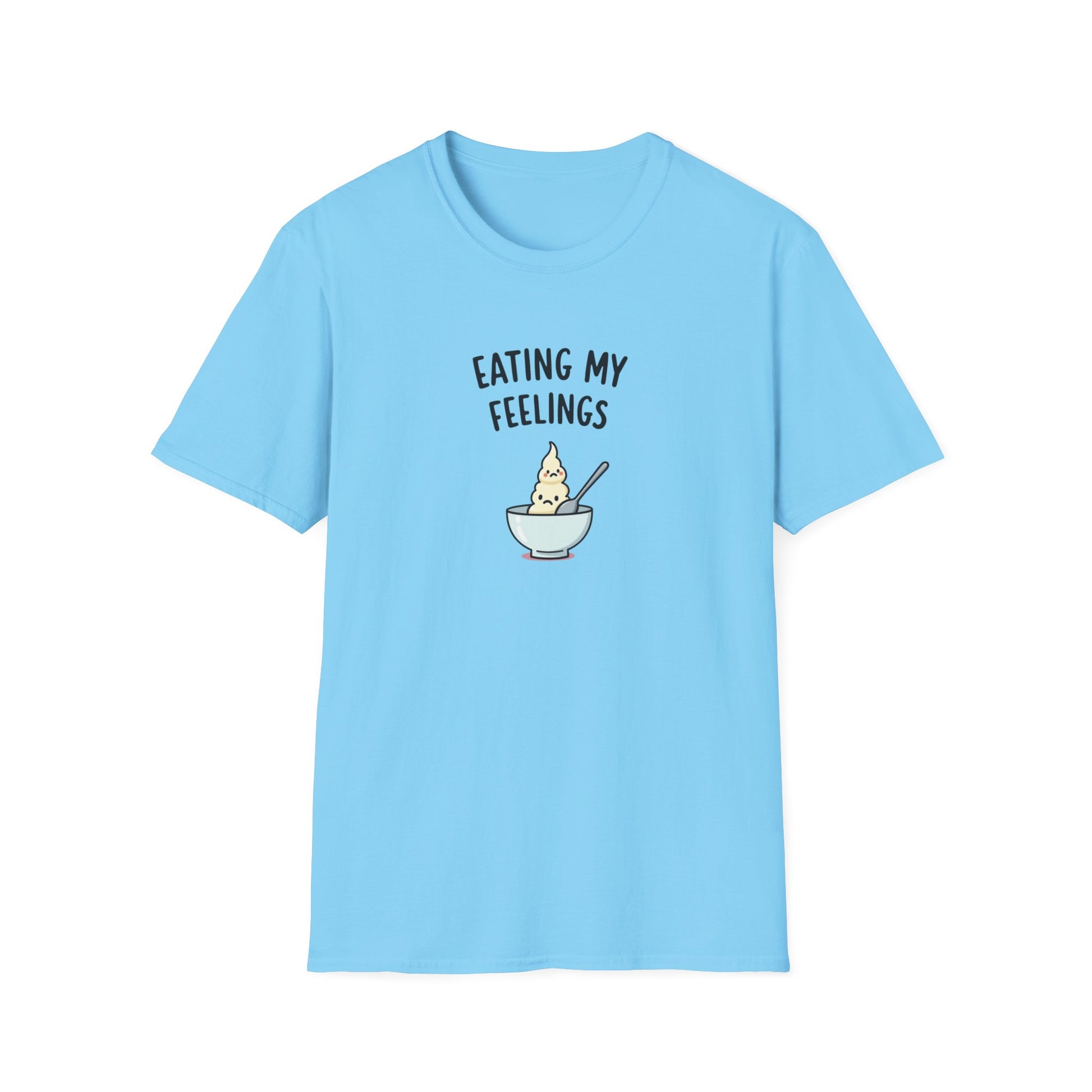 Eating My Feelings - Cute Casual Wear, Gift for Food Lovers, Funny Tee for Self-Care Days, Fun Summer [...] - Psychonaut Swag