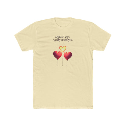 Valentine Heart Trio Tee — "My Heart Says I Picked Around You" Romantic Graphic T-Shirt