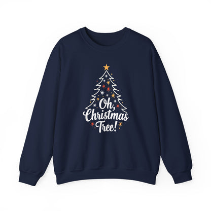 Christmas Tree Sweatshirt – "Oh, Christmas Tree!" Holiday Crewneck
