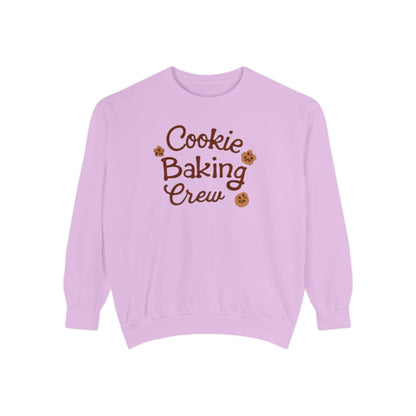 Cookie baking crew, Christmas sweater Unisex Garment-Dyed Sweatshirt