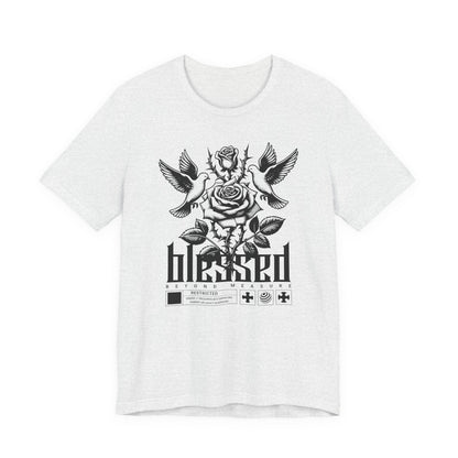 Blessed Rose Tee — Vintage Floral Graphic T‑Shirt