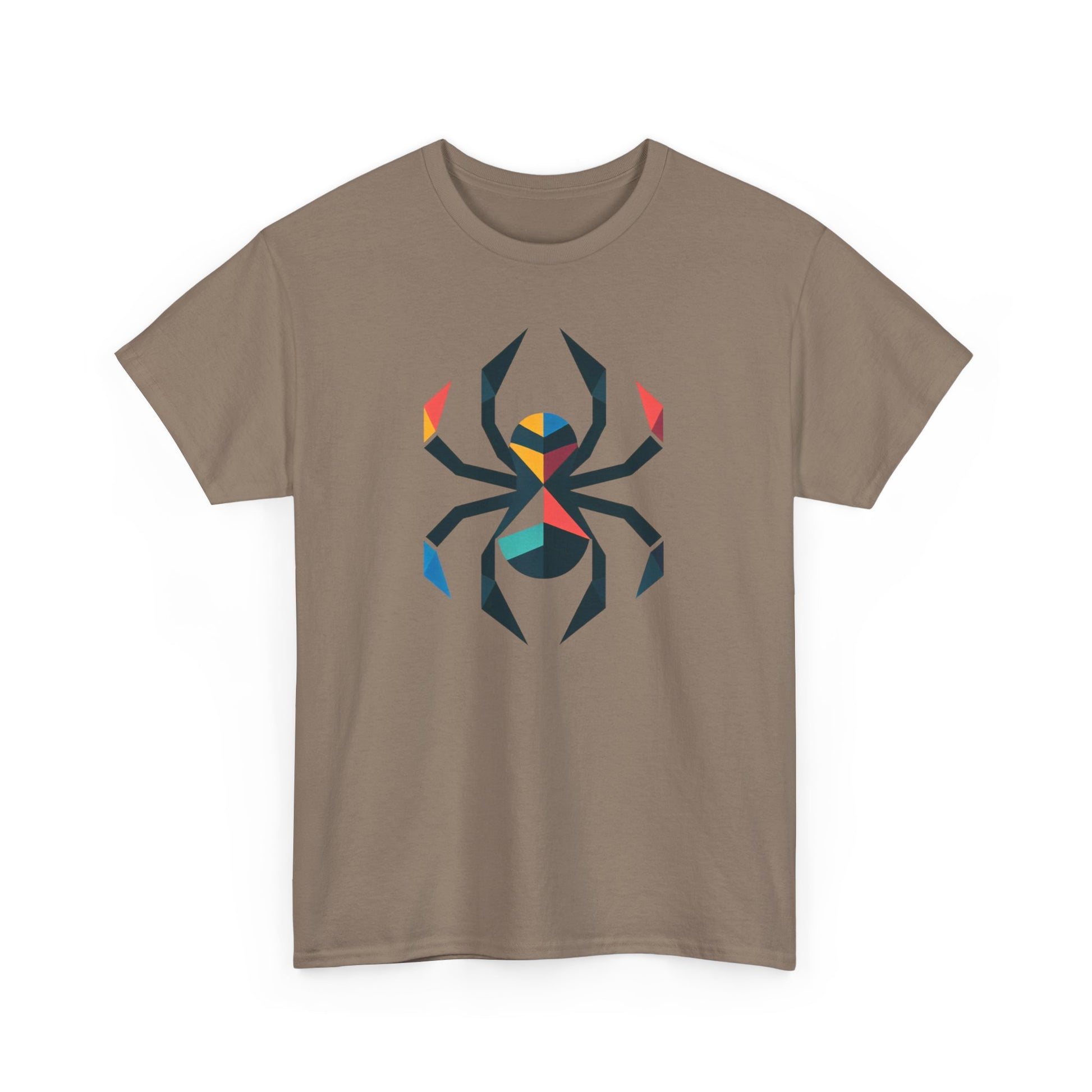 Colorful Spider, Graphic Unisex Heavy Cotton Tee - Psychonaut Swag