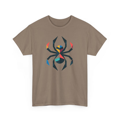 Colorful Spider, Graphic Unisex Heavy Cotton Tee - Psychonaut Swag