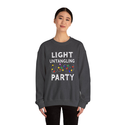Light Untangling Party, Unisex Heavy Blend™ Crewneck Sweatshirt