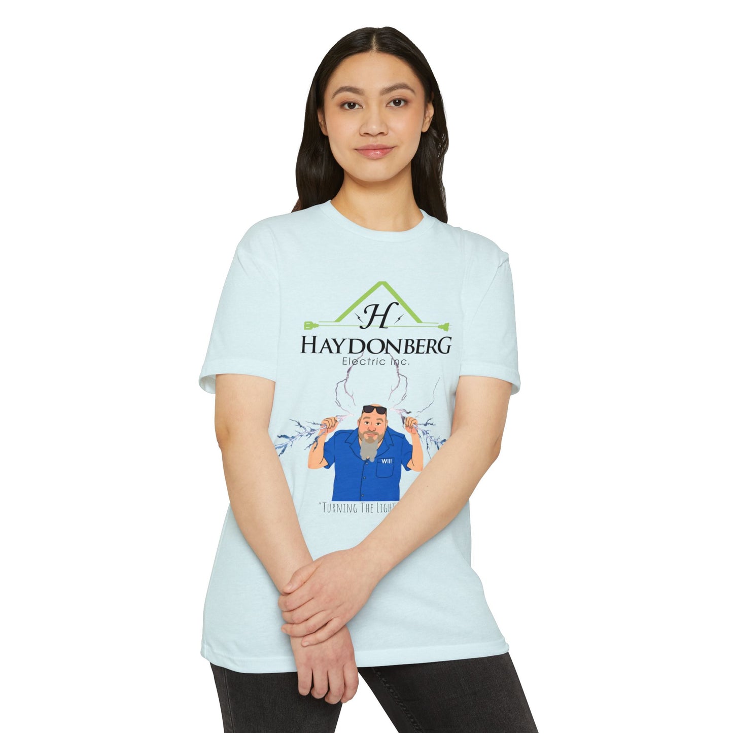 Haydonberg Turning The Lights On, Unisex CVC Jersey T-shirt