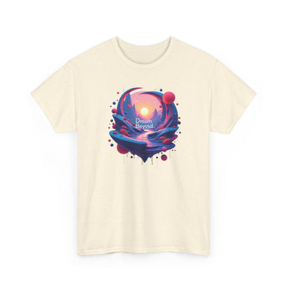 Dream Beyond T-Shirt — Surreal Sunset Landscape Graphic Tee
