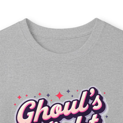 Ghoul's Night Out Long Sleeve Tee — Cute Halloween Ghost Graphic Shirt