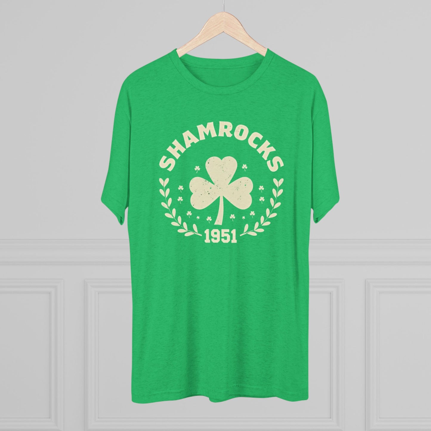 Shamrocks 1951 Crew Tee — Vintage St. Patrick’s Day Clover T-Shirt
