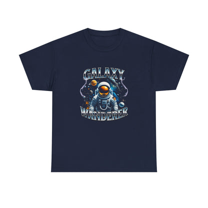 Galaxy Wanderer Tee — "Our Minds Can Travel Far" Graphic T-Shirt