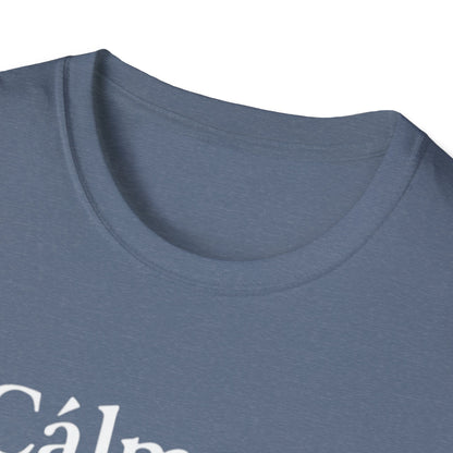 Calm down I’m here, Affirmation Unisex T-Shirt, Relax Shirt, Mindfulness Tee, Casual Wear, Gift for Yoga Lovers, Self-Care Reminder - Psychonaut Swag