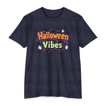 Halloween Vibes Unisex T-Shirt, Spooky Tee, Fall Fashion, Halloween Party Shirt, Gift for Ghost Lovers, Casual Autumn Wear