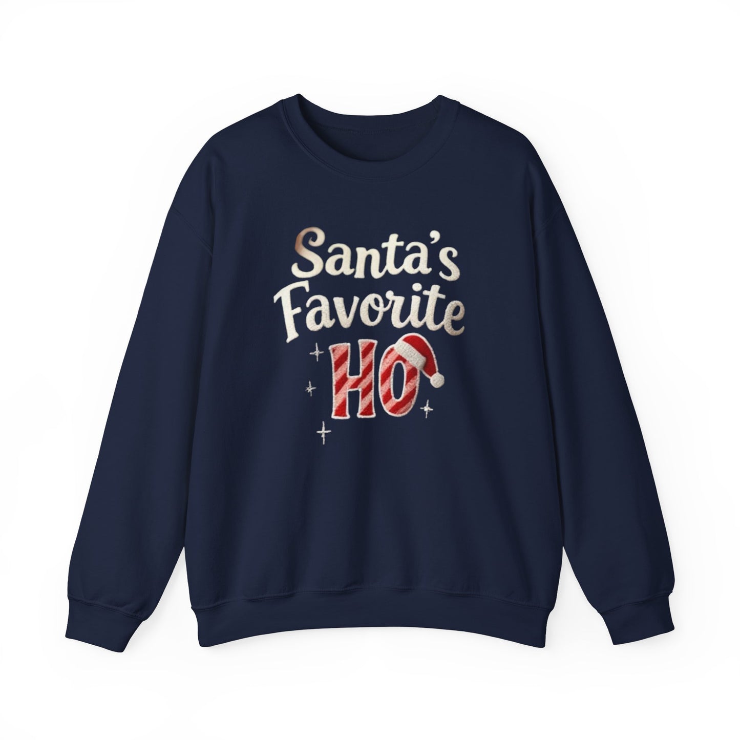 Santa’s Favorite, ugly Christmas sweater Unisex Heavy Blend™ Crewneck Sweatshirt
