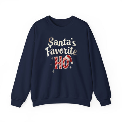 Santa’s Favorite, ugly Christmas sweater Unisex Heavy Blend™ Crewneck Sweatshirt