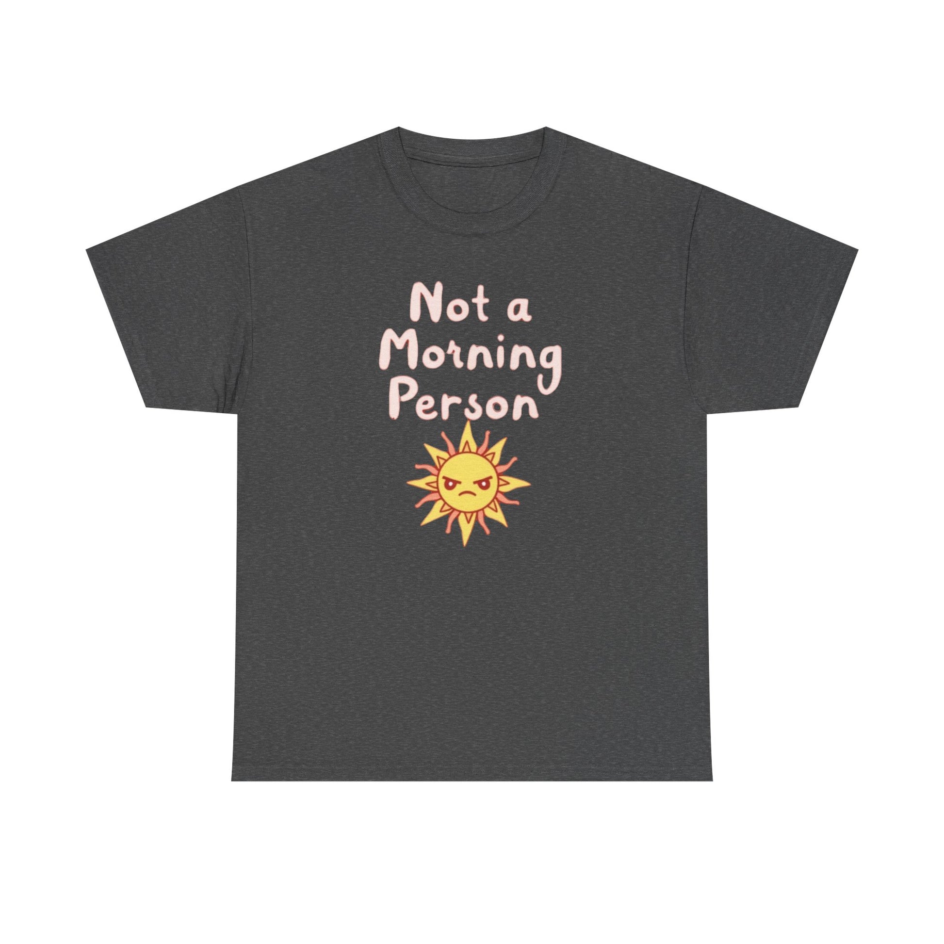 Not a Morning Person, Unisex Cotton T-Shirt, Fun Apparel for Kids and Adults, Perfect Gift for Birthdays and Celebrations - Psychonaut Swag