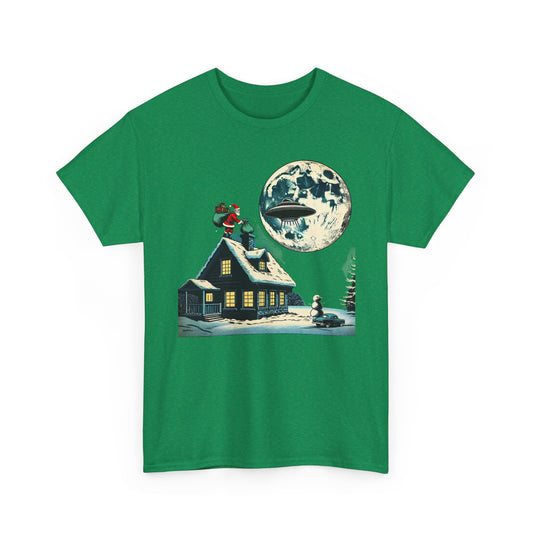 Christmas Santa UFO, Unisex Tee