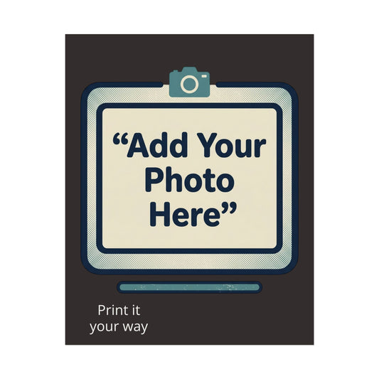 Customizable Movie Poster — Personalized Rolled Prints for Birthdays, Graduations & Man Caves