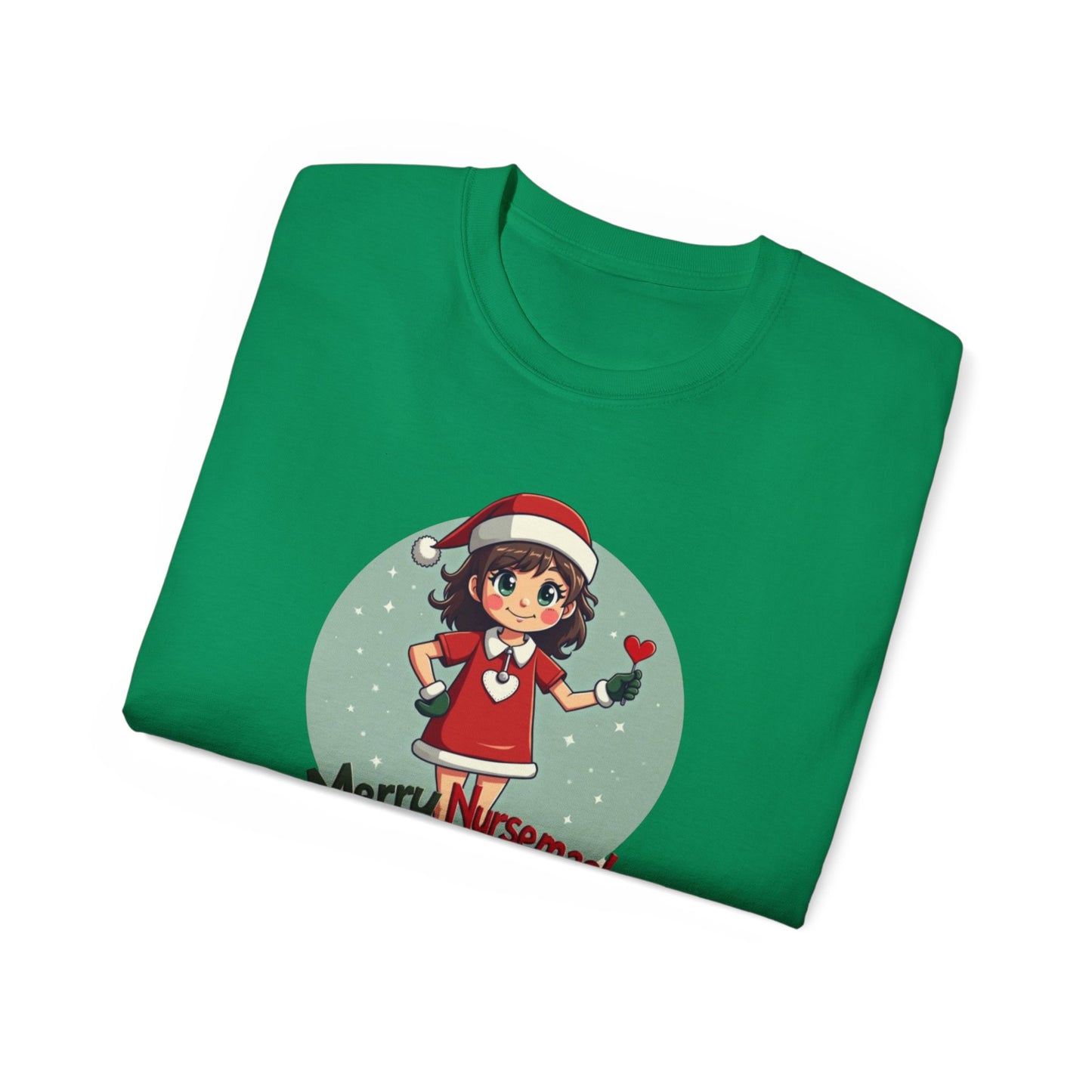 Nurse Christmas Tee — "Merry Nursemas!" Holiday Nurse T-Shirt