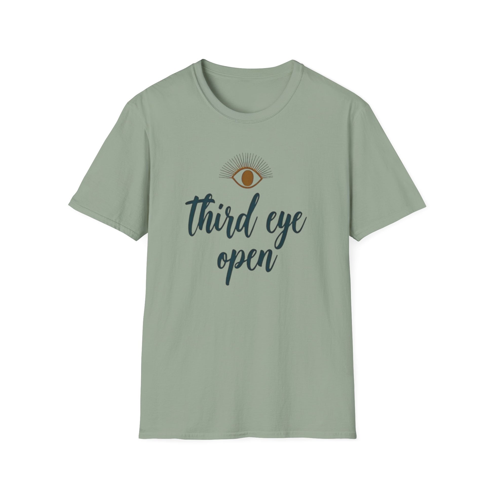 Third Eye insight, Open Unisex Softstyle T-Shirt, Spiritual Gift, Graphic Tee, Meditation Apparel, Casual Wear, Yoga Clothing, Unique T-Shirt - Psychonaut Swag