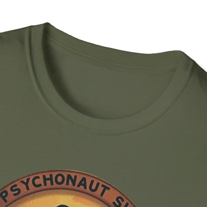 Bigfoot and UFO, Unisex Softstyle T-Shirt, Trendy Graphic Tee, Funny Bigfoot Shirt, Adventure Apparel, Gift for Nature Lovers
