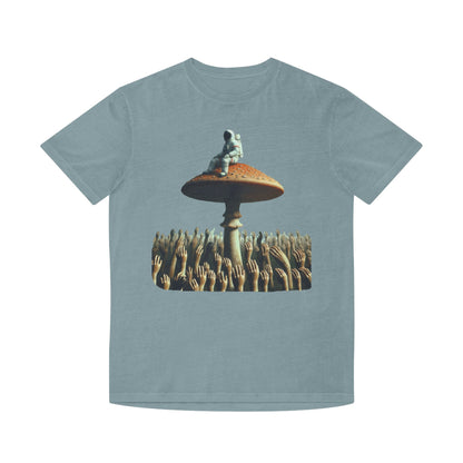 Astronaut on Mushroom, T-Shirt Psychedelic Explorer Unisex Faded Shirt - Psychonaut Swag