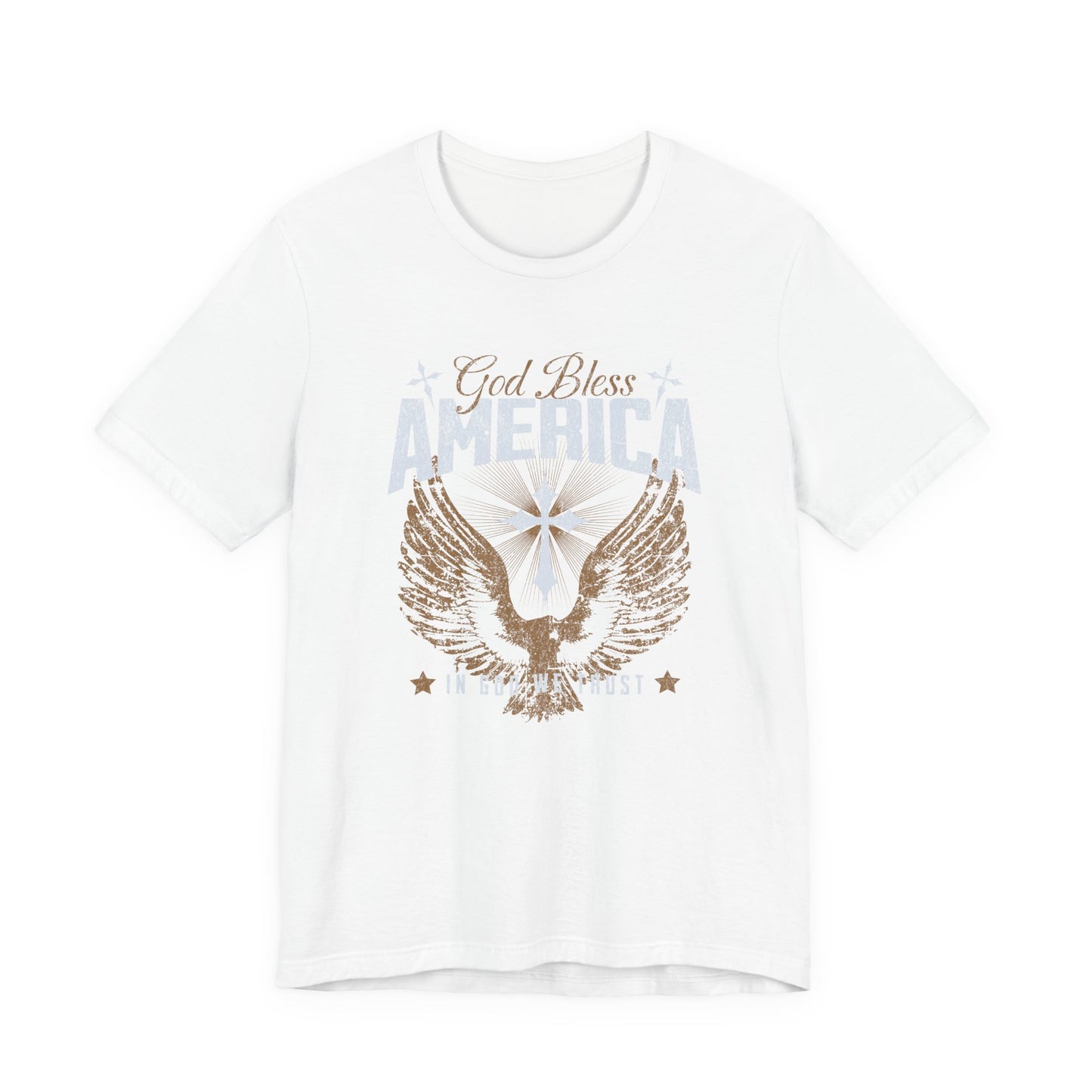 God Bless America Eagle T-Shirt — Patriotic Fourth of July Tee