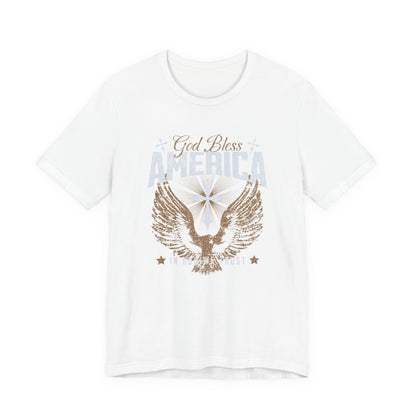 God Bless America Eagle T-Shirt — Patriotic Fourth of July Tee