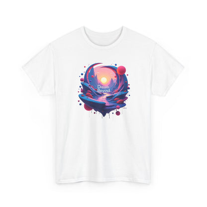 Dream Beyond T-Shirt — Surreal Sunset Landscape Graphic Tee