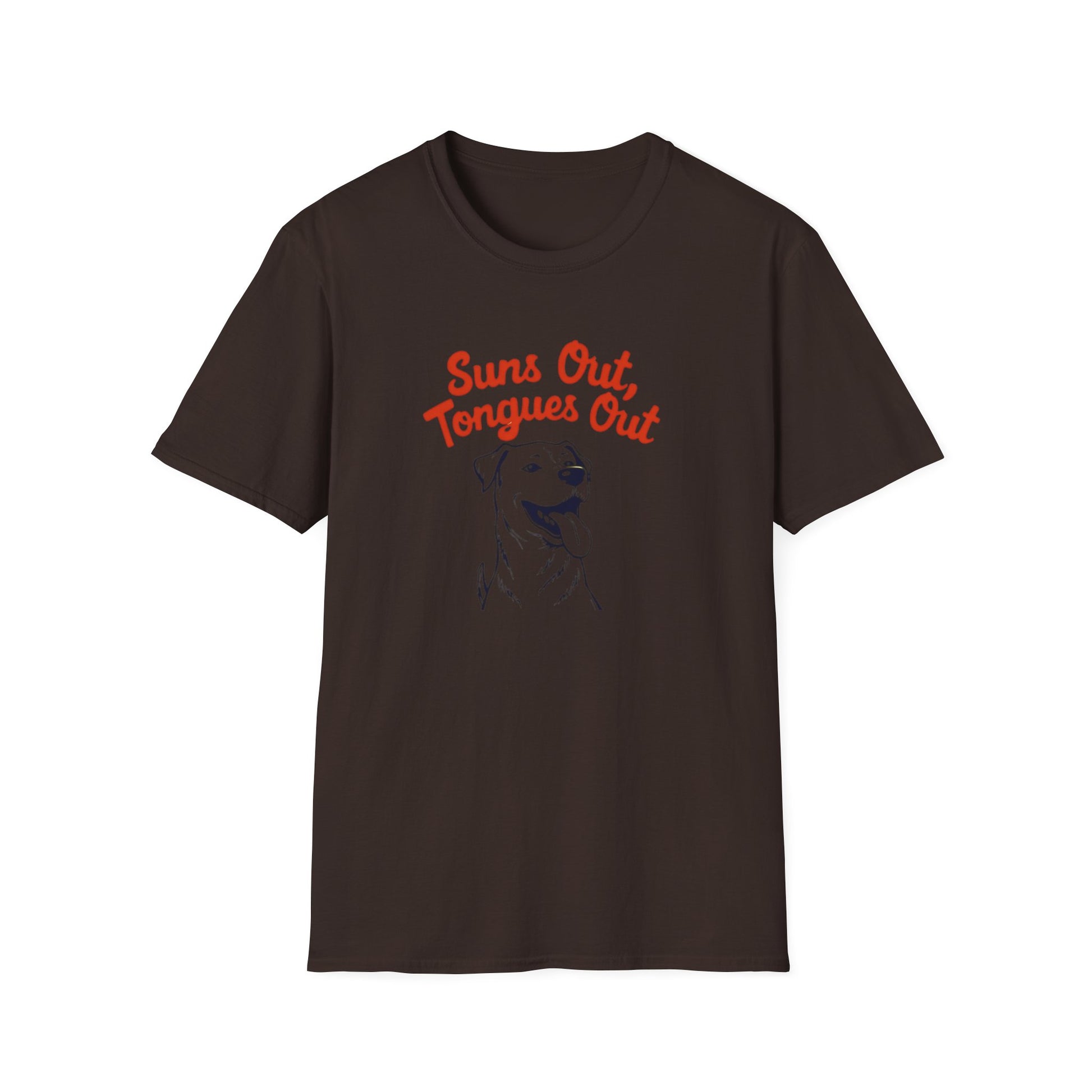 Suns Out, Tongues Out T-Shirt – Unisex Summer Tee, Dog Lovers Gift, Casual Wear, Cute Pet Shirt, Animal Lover Apparel - Psychonaut Swag