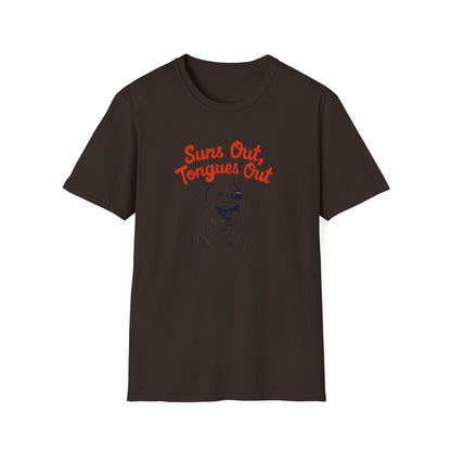 Suns Out, Tongues Out T-Shirt – Unisex Summer Tee, Dog Lovers Gift, Casual Wear, Cute Pet Shirt, Animal Lover Apparel - Psychonaut Swag