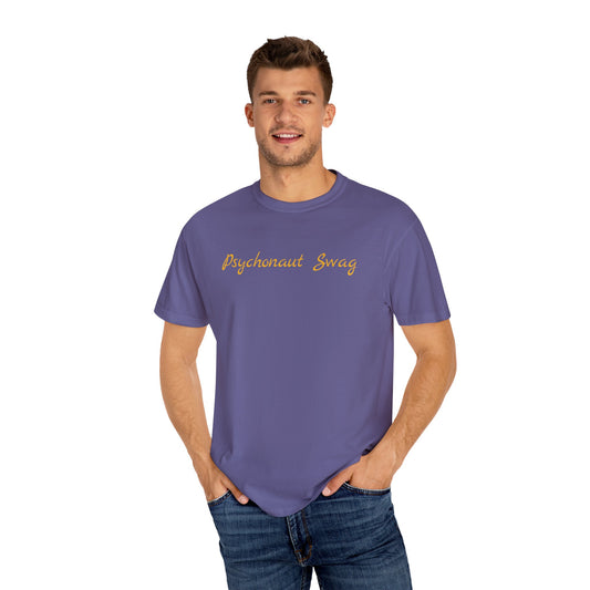 Psychonaut Staple, Chimp in Space Unisex Garment-Dyed T-shirt - Psychonaut Swag
