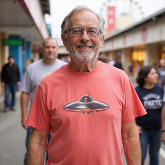 Flying Saucer, Unisex Jersey Short Sleeve Tee - Psychonaut Swag