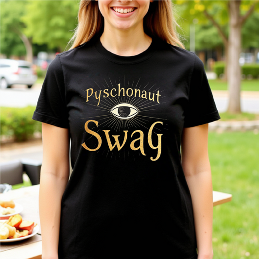 Third Eye Open, Psychonaut Swag T-Shirt, Unisex Cotton Tee, Spiritual Vibes, Gift for Psychonauts, Casual Everyday Wear, Unique Graphic Tee - Psychonaut Swag
