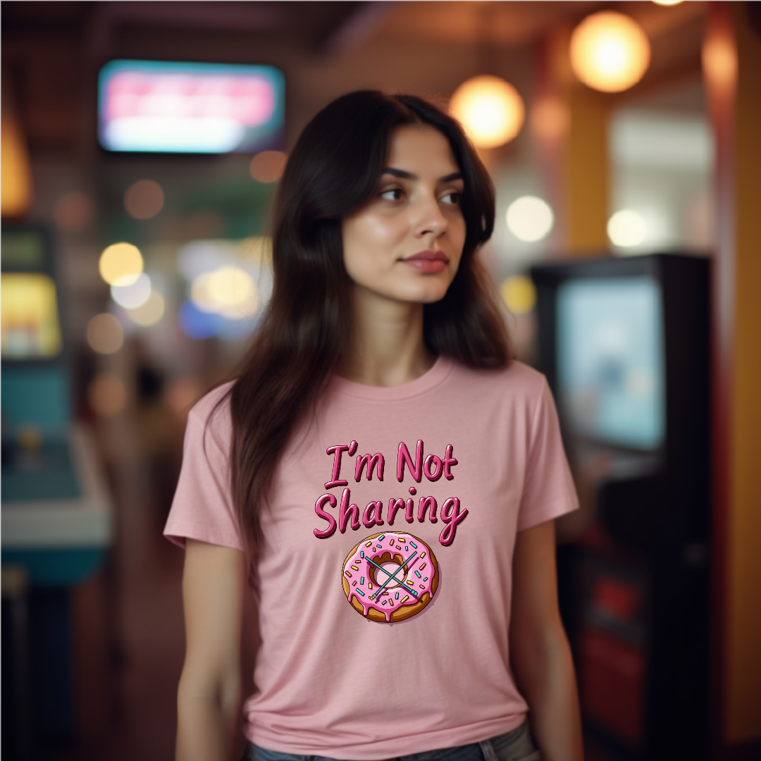I’m Not Sharing, Casual Gift, Bar Attire, Foodie Shirt, Birthday Gift, Snack Lover Apparel, Laugh-Out-Loud Tee - Psychonaut Swag